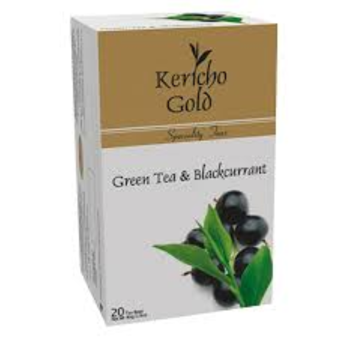 KERICHO GOLD GREEN TEA &BLACKCURRANT 20 S